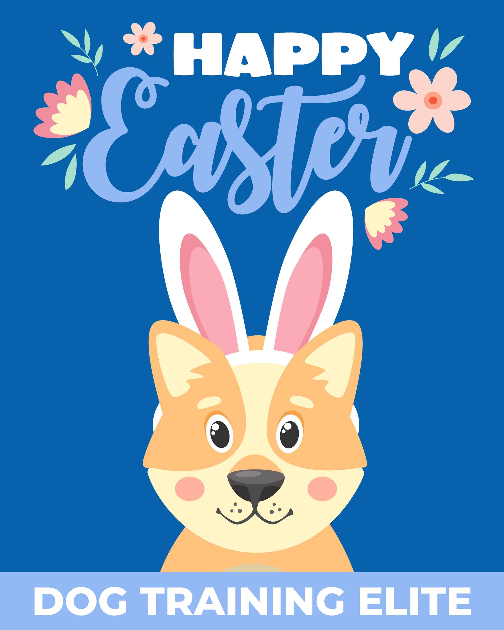 Wishing you and your pack a peaceful, joy-filled Easter! 🐰🌸
Whether you're celebrating with a calm pup at your feet or still working on that, we’re here to help bring more harmony to your home.
Happy Easter from all of us at Dog Training Elite!