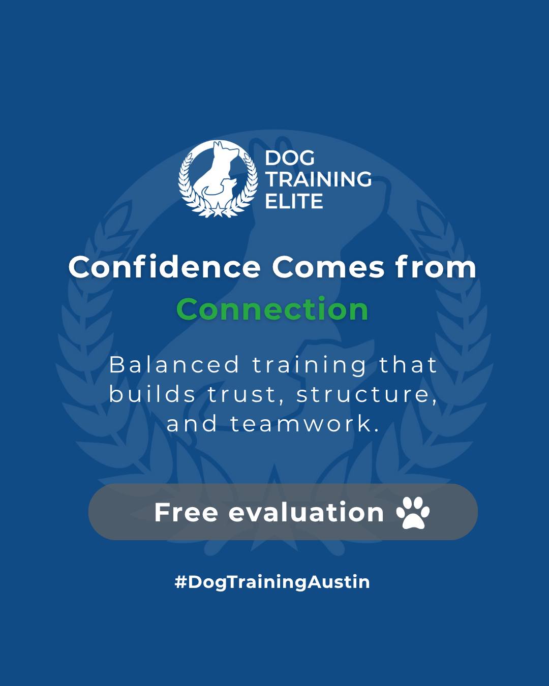 Is your dog great at home but struggles to listen in new places?

At Dog Training Elite Austin, we know new sounds, smells, and people can be overwhelming. That’s why we focus on connection over control—helping your dog build confidence through guidance, structure, and trust. 

Whether you’re in a busy neighborhood like North Austin or South Austin, we’re here to strengthen the bond between you and your dog through teamwork and consistent guidance.

📅 Schedule your free in-home evaluation this season and see why families in Austin, Round Rock and Cedar Park trust Dog Training Elite for lasting results. 🍂
 📍 https://maps.app.goo.gl/mzC5PCNAg2Btm23J9


