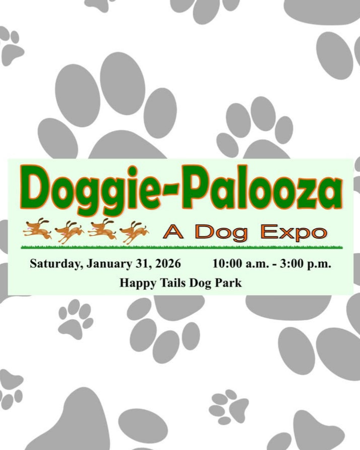 SAVE THE DATE 

We never miss a Doggie-Palooza event !

Vendors, organizations with pets available for adoption, Frisbee dog show and Police K9 demonstration ...

When : Saturday, January 31st - from 10 am to 3 pm
Where : Happy Tails Dog Park, 6600 SW 16th Street, Plantation 33317. 

Parking is free.

The entry fee of $2 per person. Dogs attend free.

