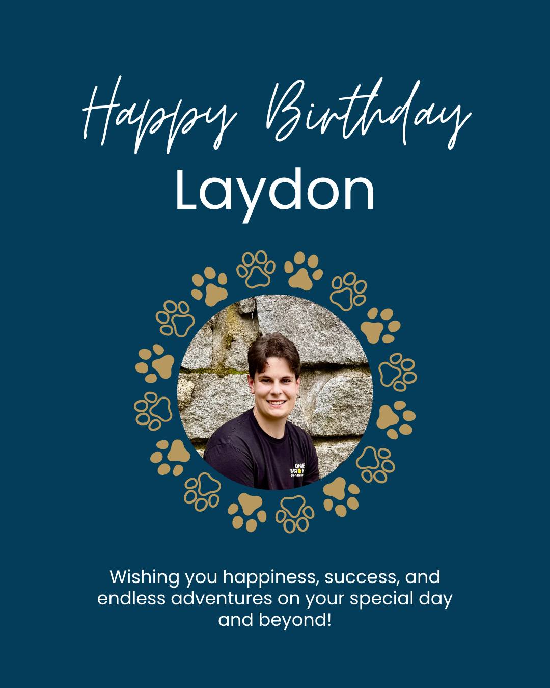 🎂🐾 Happy Birthday to our amazing trainer, Laydon! 🐾🎂

Your passion for helping dogs and their people succeed inspires us every day. Whether you're coaching clients through training milestones or spending time with your own five pups, your love for dogs shines in everything you do.

We hope your day is as incredible as you are! ❤️🎉

Help us celebrate by wishing Laydon a Happy Birthday below! 🎈🎁🐕✨

