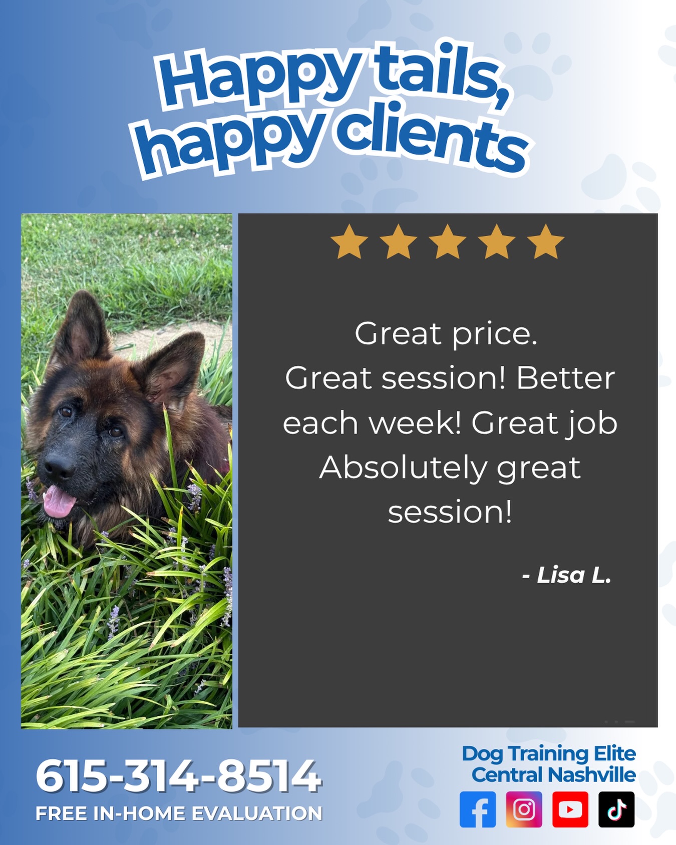 We love hearing that each session keeps getting better! 🐾💙 Thank you so much for trusting our team. We&rsquo;re excited to keep making progress with you!

