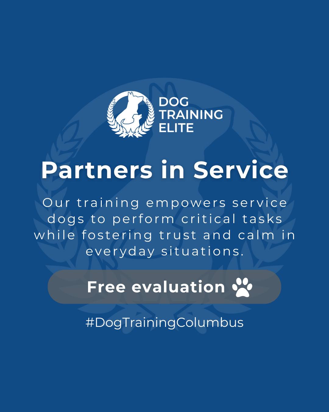 Dog Training Elite Columbus understands the unique bond between veterans and their service dogs. 🐾 

Our training empowers these dogs to perform critical tasks while building trust, focus, and calm in everyday life. Every session strengthens confidence and reliability for both dog and handler.

📌 Whether it’s leash manners, obedience, or service training, Dog Training Elite Columbus offers personalized programs near Ohio Stadium and Indian Run Falls, helping dogs shine all winter long. Cozy season, confident pups. ✨
 📍 https://maps.app.goo.gl/JwaYdXaHjbuPUPAg9


