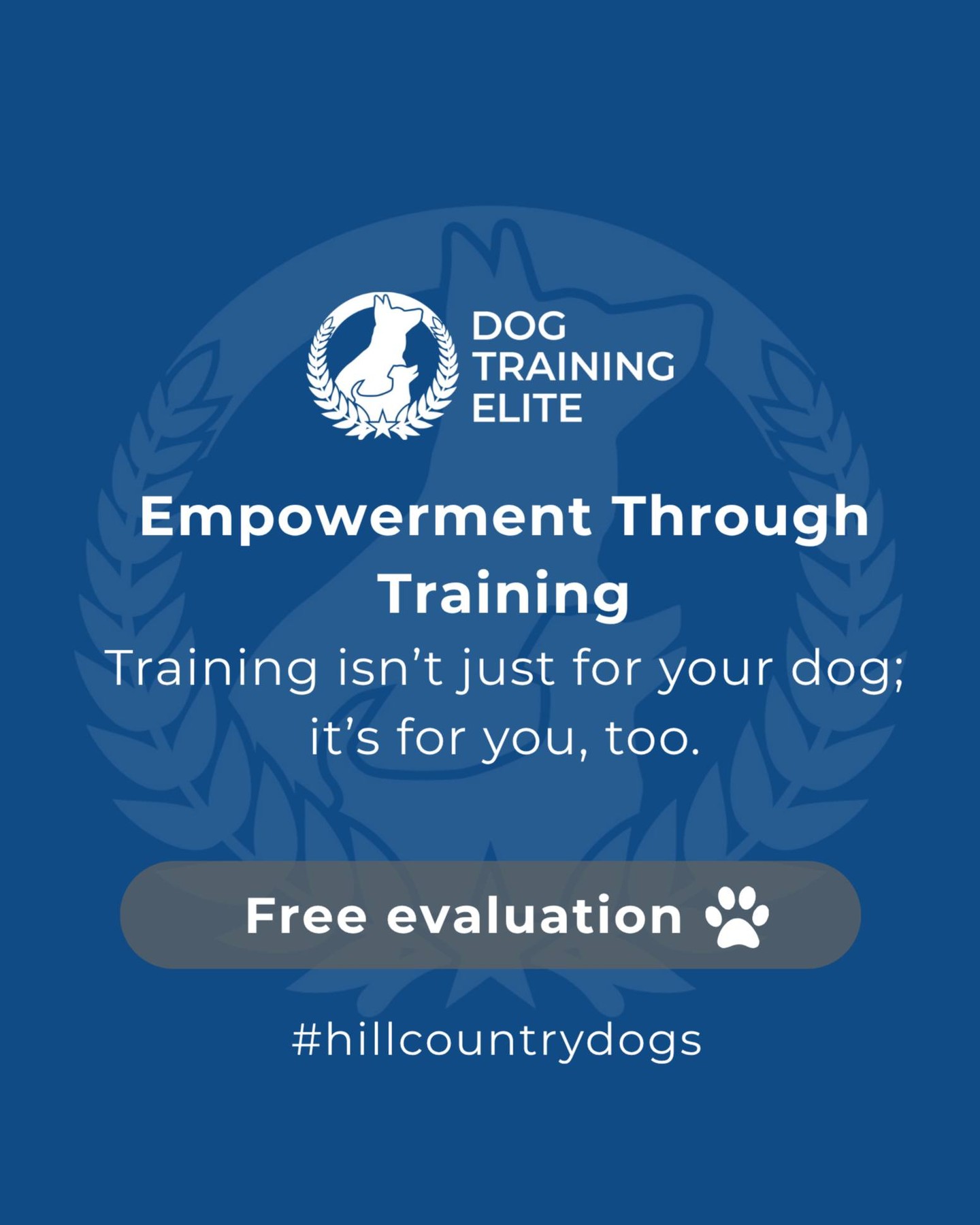Training isn’t just for your dog—it’s for you, too. 🐾💪

Our focus is on happy clients and dogs, providing high-quality, results-driven dog training at the best value in the Hill Country.

📍 Your journey to a better-behaved dog starts close to home. Book your free evaluation and connect with us on Google Maps: https://maps.app.goo.gl/9dWAQ5sbUuPzFuhcA


