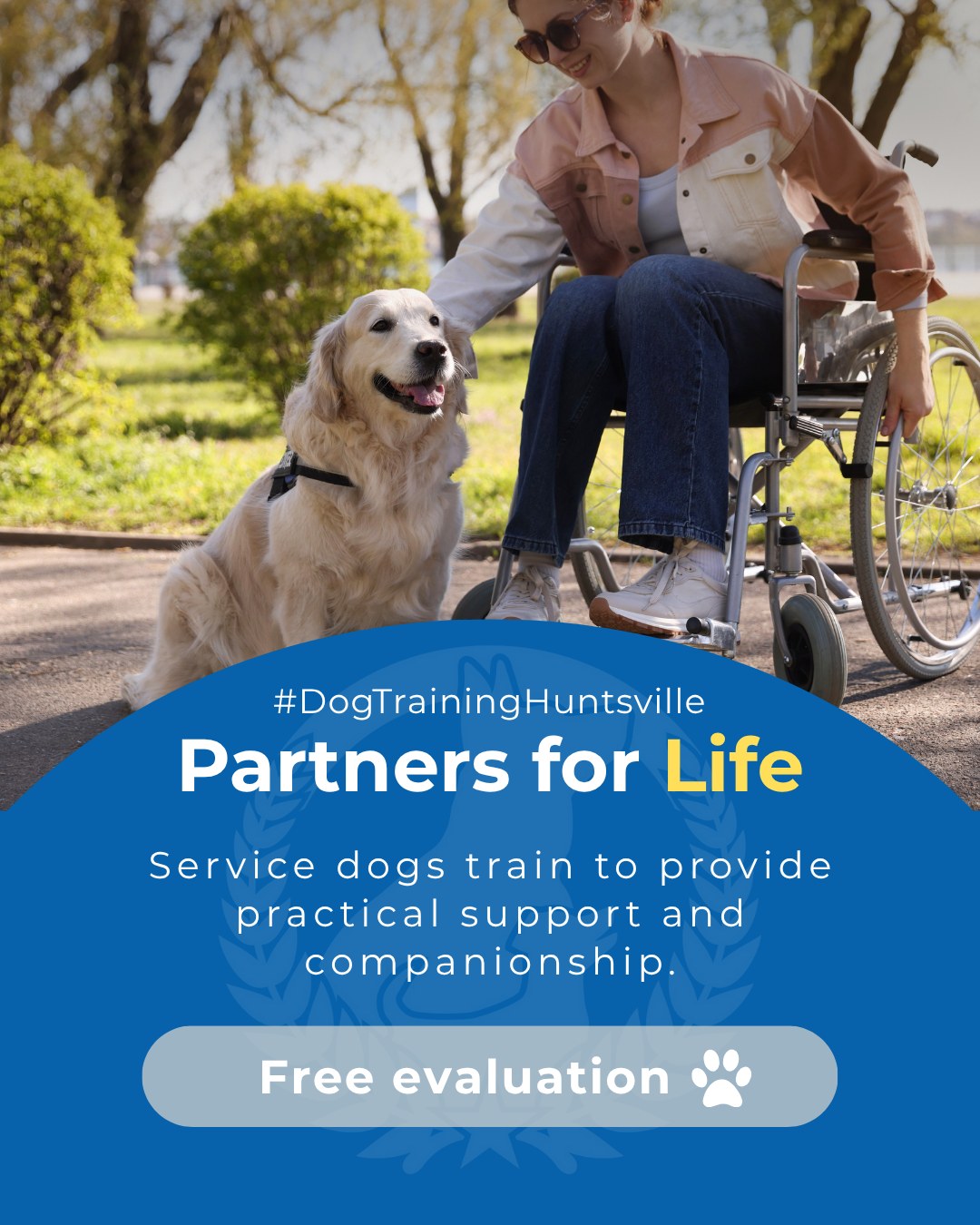 Service dogs change lives, one task, one moment, one person at a time. 🐕‍🦺
 Our programs empower dogs to provide meaningful support for veterans with PTSD, individuals with medical conditions, and children or adults with disabilities.

Through proven training methods and personalized guidance, we build confident, reliable service dogs who bring freedom and peace of mind to the people who need them most.

Dog Training Elite Huntsville, creating partnerships that inspire independence.

📅Ready to fall in love with a well-behaved pup? Schedule your free in-home evaluation and discover why neighbors across Huntsville, Madison, and Meridianville rely on Dog Training Elite. 🐶
📍 https://maps.app.goo.gl/Mg5GPWjPAqJ1osvy6


 
