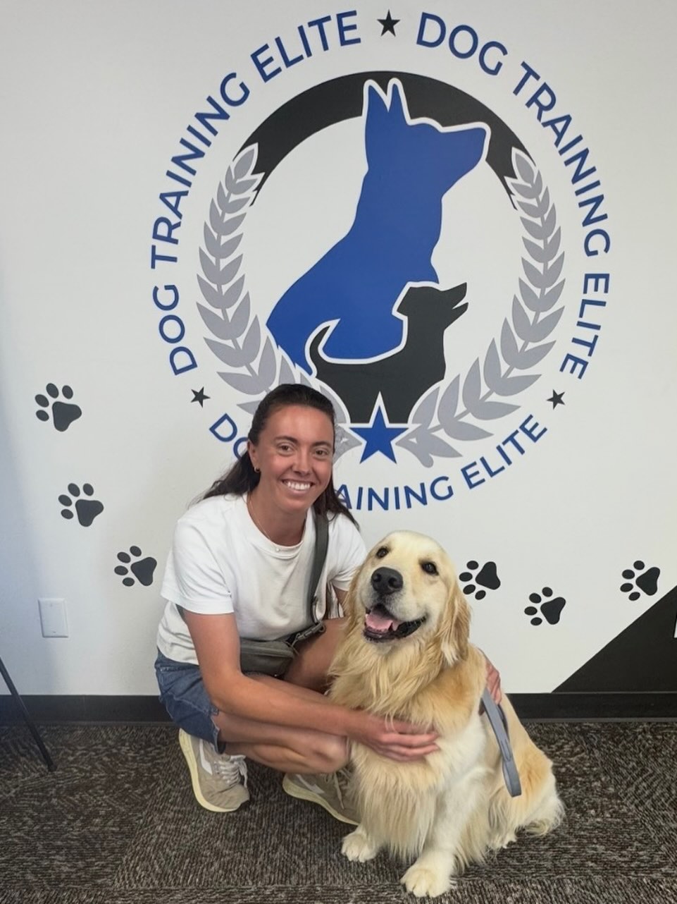 Congrats to Courtney and George on passing their Therapy Dog Test! Months of hard work paying off &mdash; George is going to do a world of good for the people he meets. So proud of you both! 🐾💛




