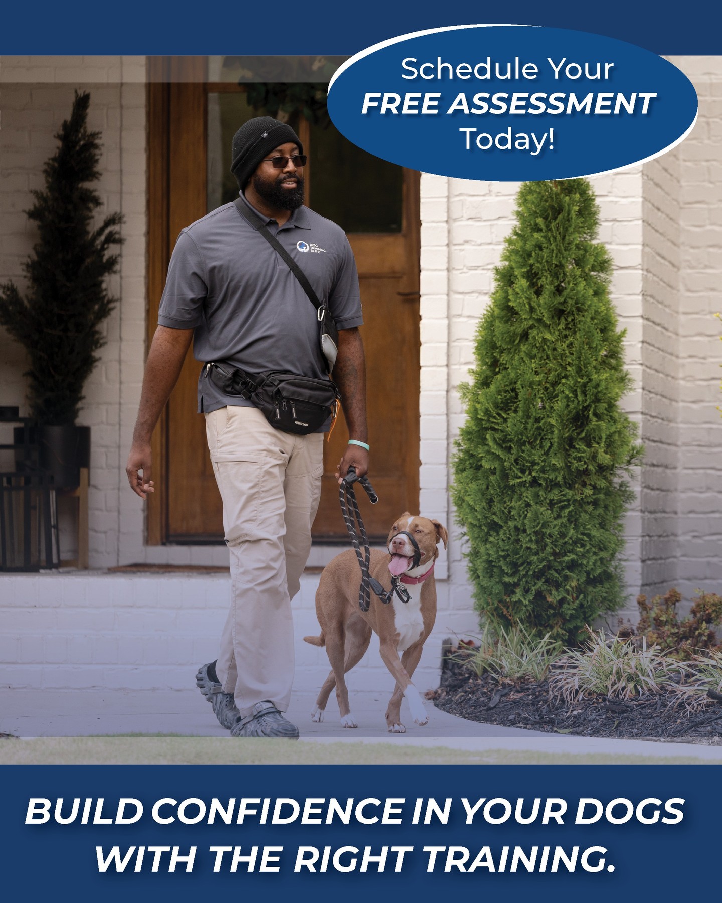 Confidence isn't just for people&mdash;it's for dogs, too!

Training helps your dog navigate the world with confidence, whether they're meeting new people, exploring new places, or facing unfamiliar situations. A confident dog is happier, calmer, and ready for life's adventures.

Give your dog the skills they need to thrive&mdash;one command at a time. 💙

