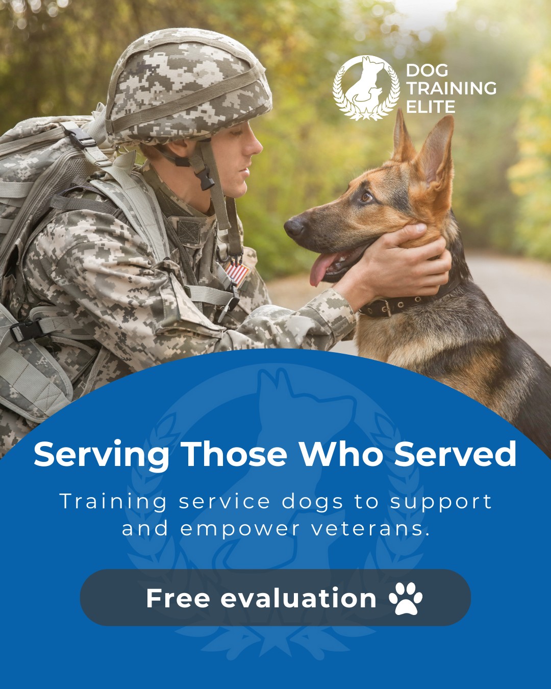 Dog Training Elite Northeast Atlanta is proud to support veterans through specialized service dog training. Our programs focus on developing reliable skills, confidence, and trust between dog and handler. From managing PTSD and anxiety to enhancing daily independence, our balanced approach ensures both dogs and veterans thrive together.

🎁 Ready to unwrap the gift of a well-behaved dog? Schedule your free in-home evaluation and discover why Woodstock and Milton families rely on Dog Training Elite, through the holidays and beyond.
 📍 https://maps.app.goo.gl/R7TD2csm9eBgvCdU9

 

