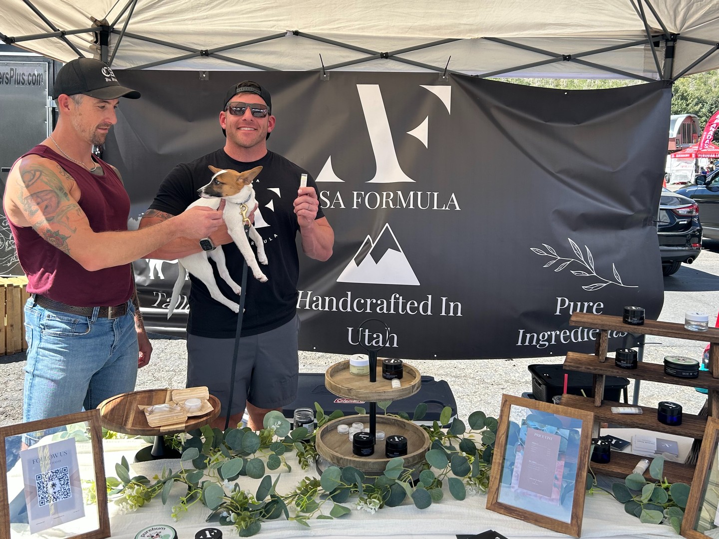We had such a great time visiting the ASA Formula booth at the Park City Farmer’s Market last week! 🐾 Peak gave their Snout Cream two paws up 🐶💛—and of course, he had a grand time making friends with the ASA Team.

Thanks ASA Formula for sharing your awesome products with us—we love supporting companies that care about dogs as much as we do! 🐕✨

👉 Check them out here: asaformula.com

