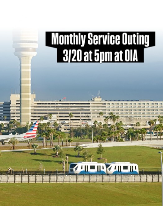 Hey DTE Service Pack! We will be doing our monthly service outing this Friday March 20th at Orlando International Airport from 5-7pm! Text 407-375-2079 to receive the link to sign up! First come first serve for select amount of slots.