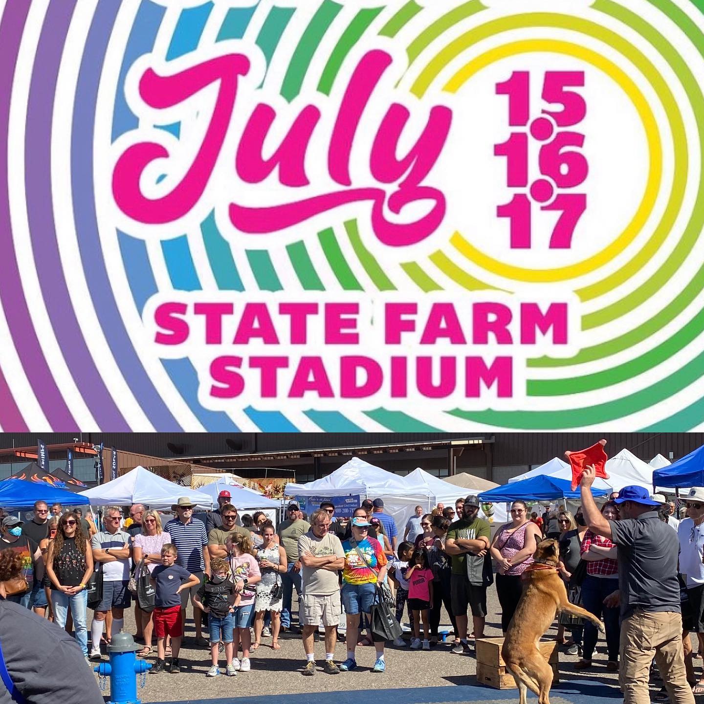 We will be at the @maricopacountyhomeshows ! We hope to see some of you there 🐾
.
Reminder that we will not be having puppy class on Friday or Weekend group classes this week.
.
🐾🐾🐾
