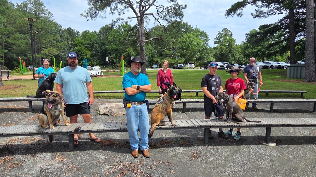 Six dogs, one park, and a whole lot of focus. 🐕

There's something special about watching a group of dogs sit calmly together while owners and trainers work as a team. That's exactly what our dog obedience group classes are all about. Real world settings, real distractions, and owners right in the middle of the action learning how to lead. When your dog sees you as a calm, confident leader, they don't just obey. They genuinely want to please you.

Here's what group training builds:

👉 Confidence around other dogs and people
👉 Manners that hold up in public places
👉 Owners who feel excited to take their dog anywhere

As a local dog trainer serving Glen Allen and nearby communities, we pair obedience training in group settings with options like in home dog training and puppy training, so every family gets the right fit for their goals. Early fall is a perfect season to get outside and practice before the busy holiday months roll in.

Want your dog to be the calm one in the group? Reach out to Dog Training Elite Richmond to schedule your free assessment.