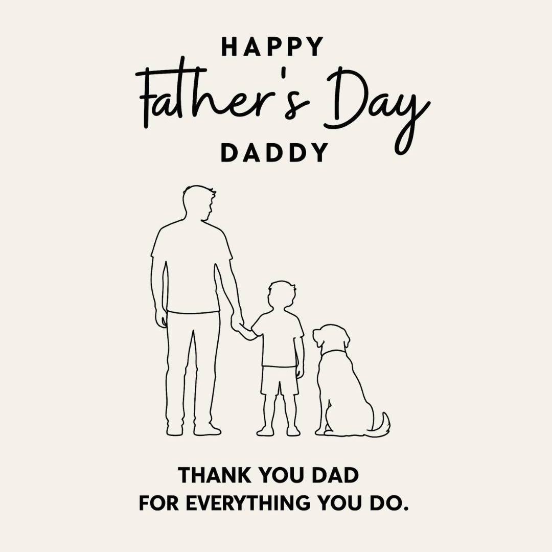 Happy Father&rsquo;s Day from the team at Dog Training Elite Richmond! Whether you're a dog dad, a dad to human kids, or both, we're celebrating you today. Thanks for all the walks, treats, belly rubs, and endless love! 🐾💙 

