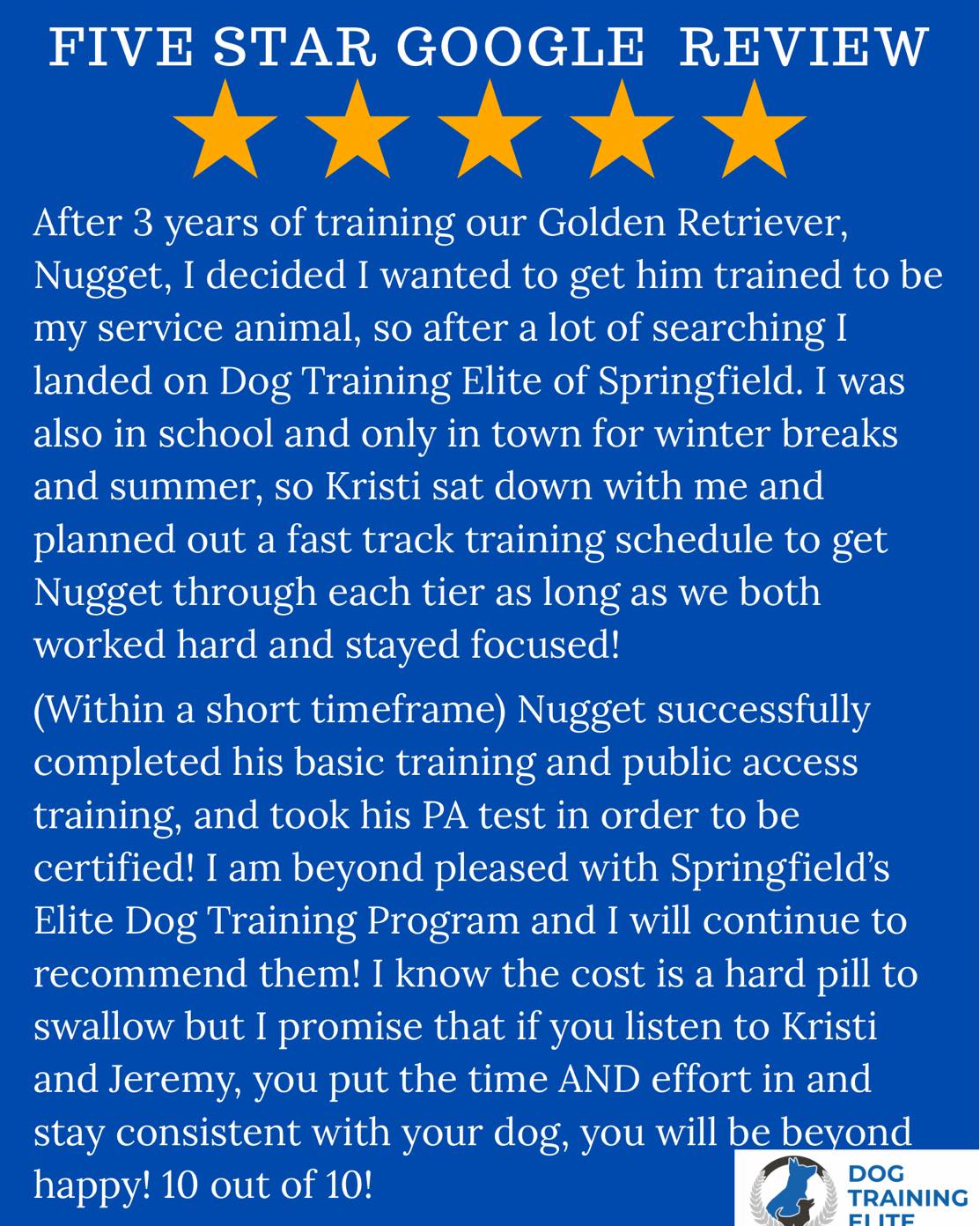 Thank you, Rebekah, for your kind review!

It’s wonderful to see the team in action!

