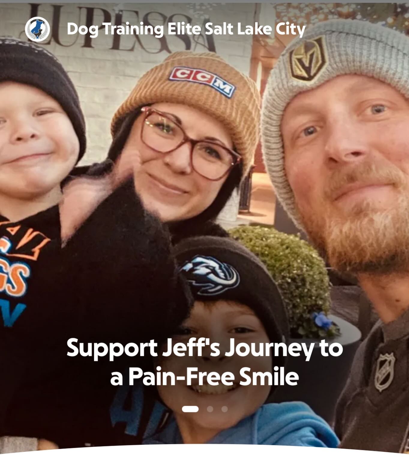 If you&rsquo;ve had the chance to work with our amazing lead trainer, Jeff, you know how passionate he is about helping dogs and owners live happier more fulfilled lives. He does so much for our clients and community, and we&rsquo;d love to give back to him and his family during this hard time. If you&rsquo;re looking to make a Holiday donation, please consider donating or sharing 💙
Link on our story!!