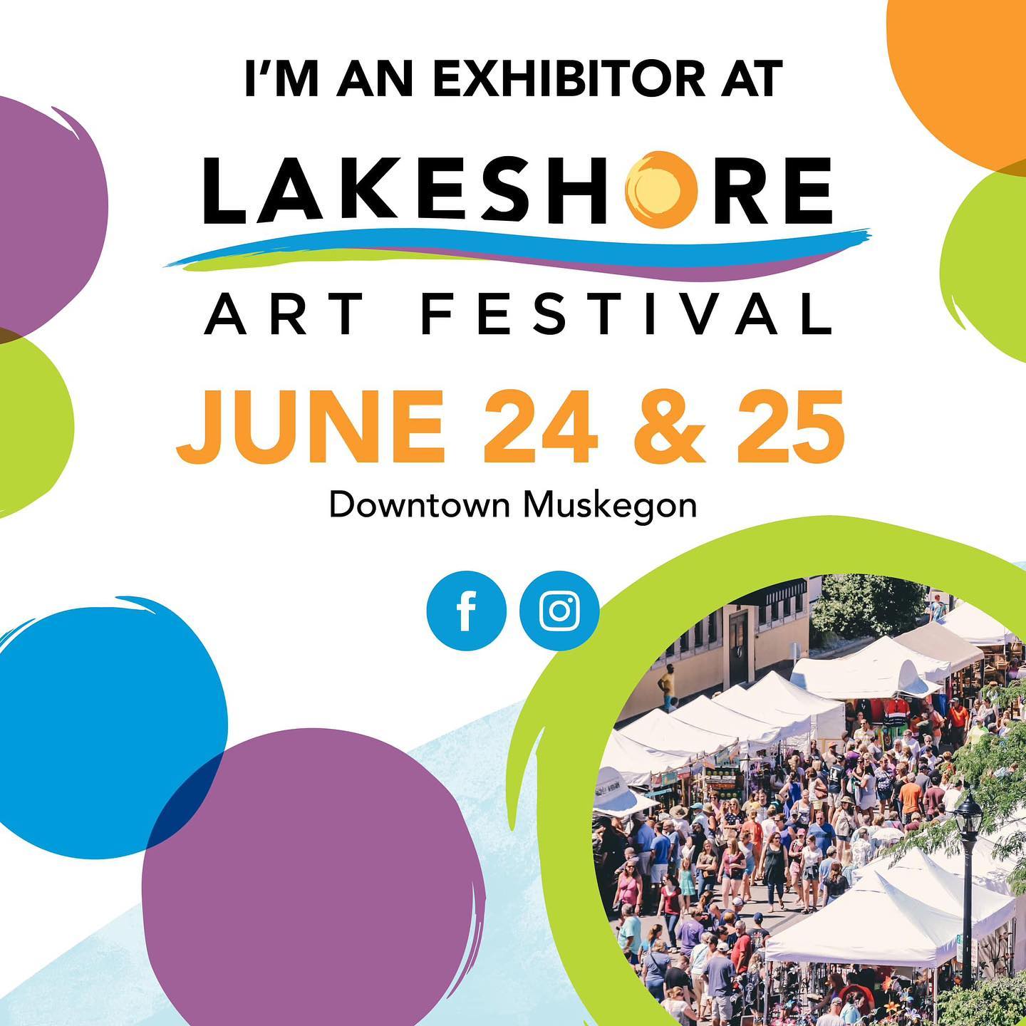 🐾🦮Visit us Saturday and Sunday at the Lakeshore Art Festival in Downtown Muskegon. 
9am - 5pm 
We’re in the same spot as last year, the corner of 1st and Western. 💙🐕‍🦺





