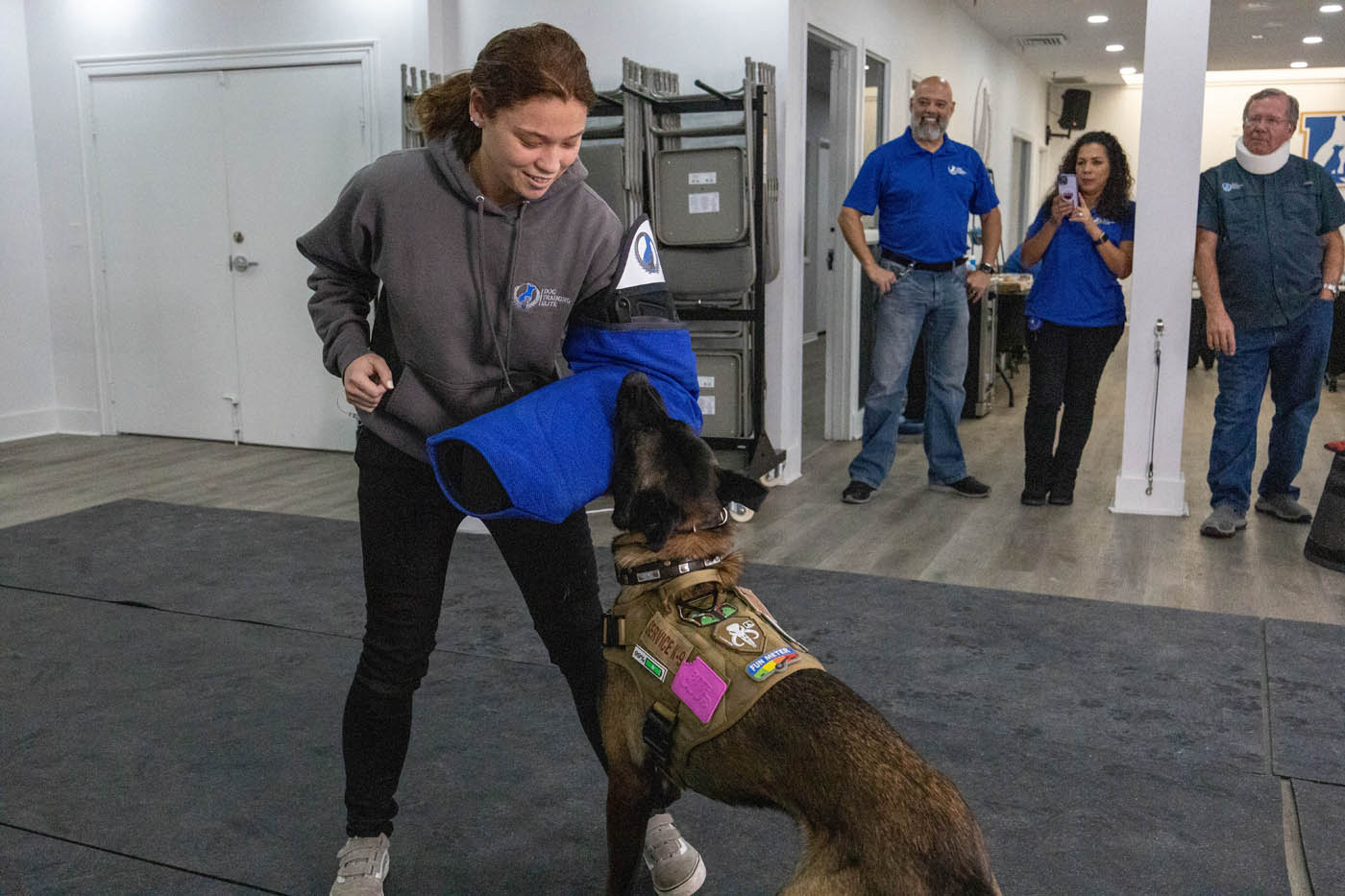 A Dog Training Elite expert providing protection dog training in Fort Worth, TX.